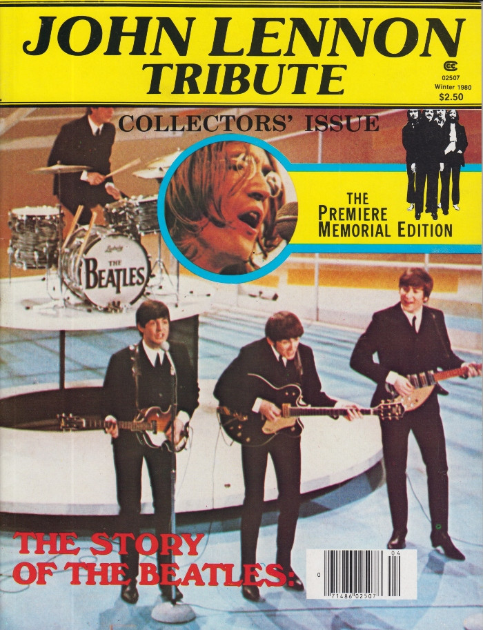 John Lennon Tribute Magazine 1980 Premier Memorial Edition Murder Death Issue
