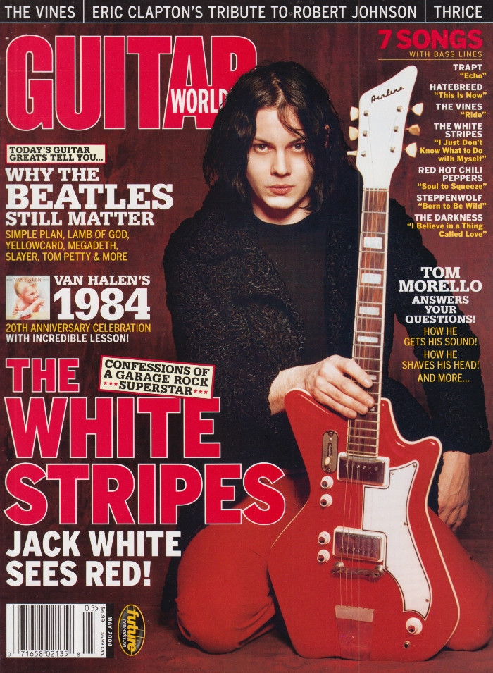 Guitar World Magazine May 2004 The Beatles, Van Halen, White Stripes, Vines, Thrice, Eric Clapton (#2)
