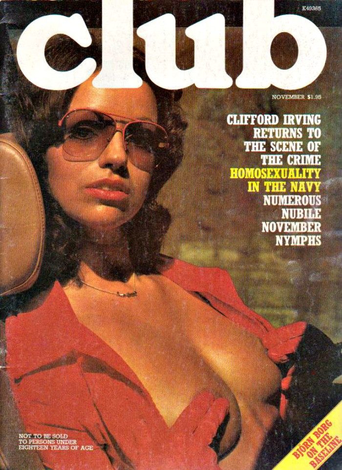 Club Magazine November 1977 Covergirl & Centerfold Tatum, Claudine, Charlotte, King Dong, Memoirs Of A Traveling Hooker
