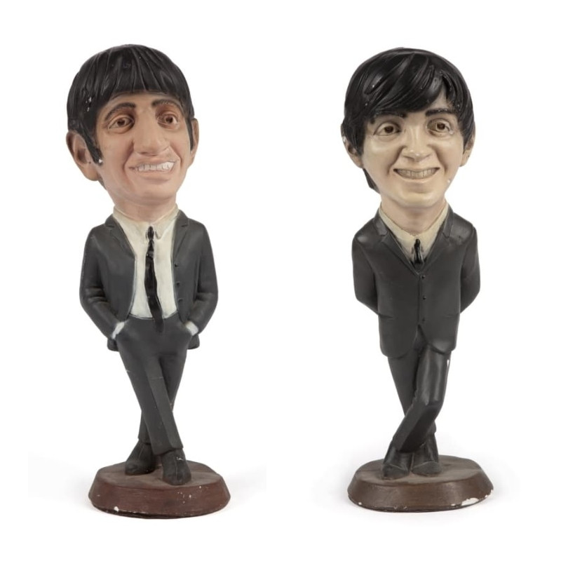 Ringo Starr Personally Owned Esco 1984 Chalkware Statues Paul McCartney The Beatles Julien's Auction
