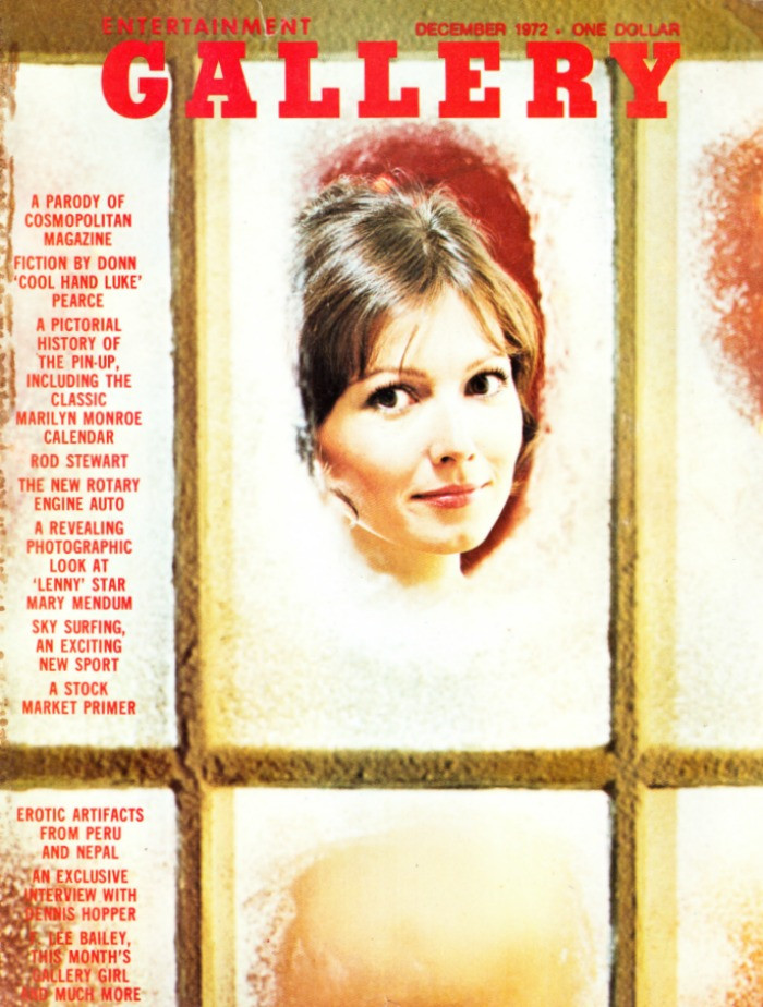 Gallery Magazine Volume 1 #2 December 1972 Second Issue, A Pictorial History Of The Pin-Up  The Marilyn Monroe Calendar
