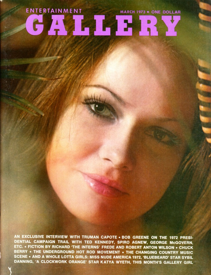 Gallery Magazine #5 March 1973 Sybil Danning, Covergirl & Centerfold Kris Thornstadt, Katya, Miss Nude America 1972
