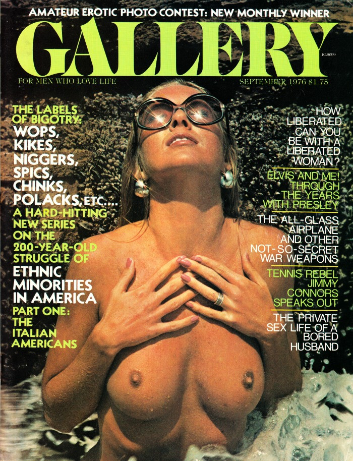 Gallery Magazine September 1976 Covergirl Shannon Johnston, Audrey Pearler, Liberated Woman, Elvis Presley & Me
