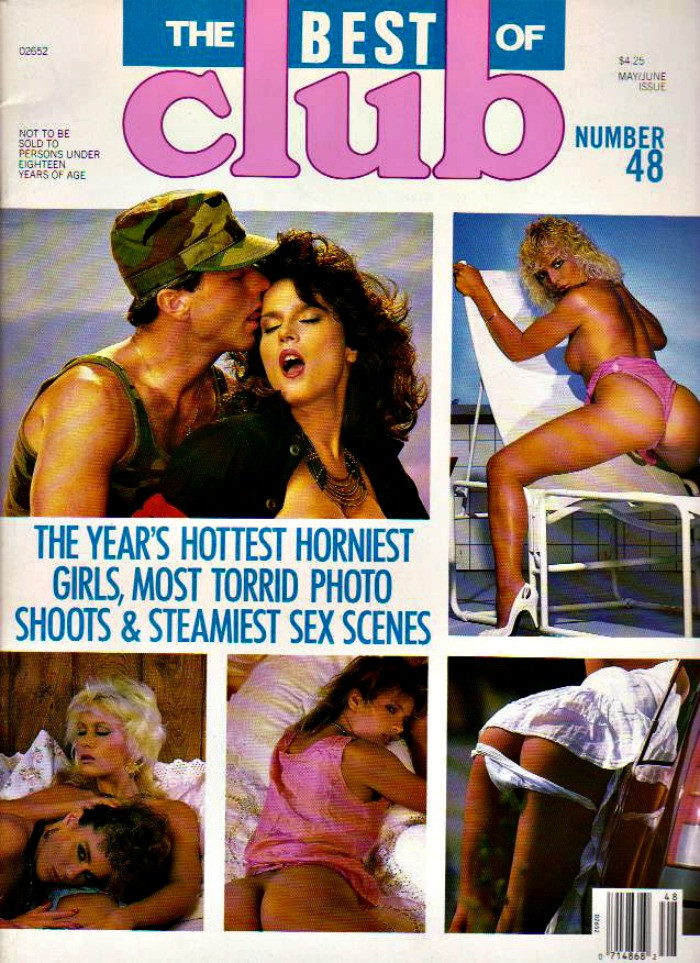 Club The Best Of Magazine #48 1988 Covergirl Inga, Sheena, Seka & Amber Lesbian, Gabrielle
