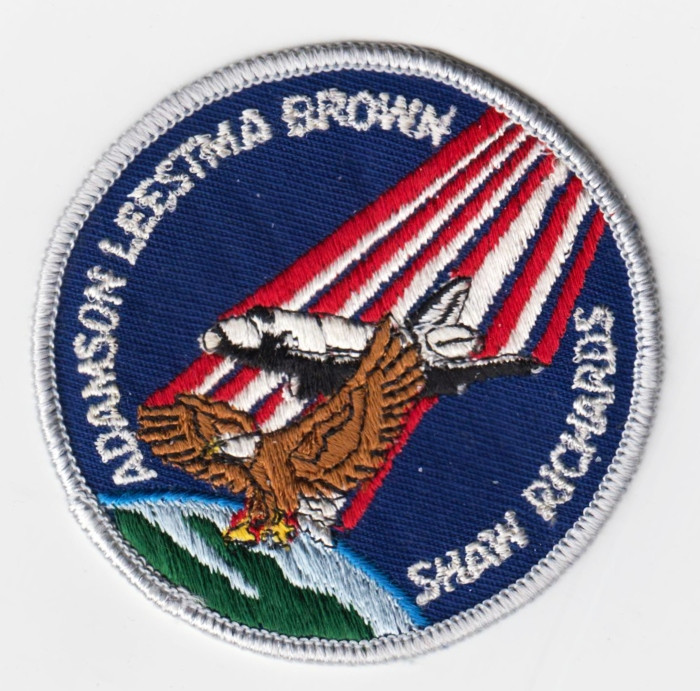 NASA Space Shuttle Mission STS-28 Patch Unused 3" 1989 Shaw, Richards, Leestma, Brown, Adamson
