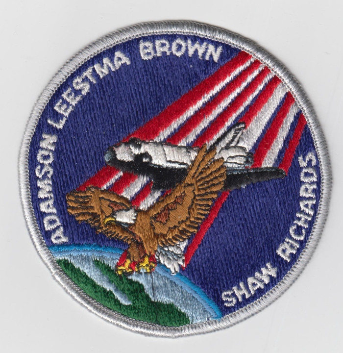 NASA Space Shuttle Mission STS-28 Patch Unused 4" 1989 Shaw, Richards, Leestma, Brown, Adamson
