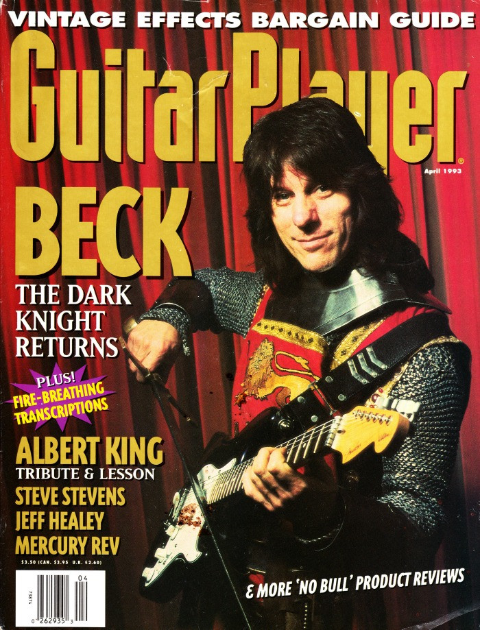 Guitar Player Magazine April 1993 Jeff Beck, Albert King, Steve Stevens, Jeff Healey, Mercury Rev, Vintage Effects (#1)
