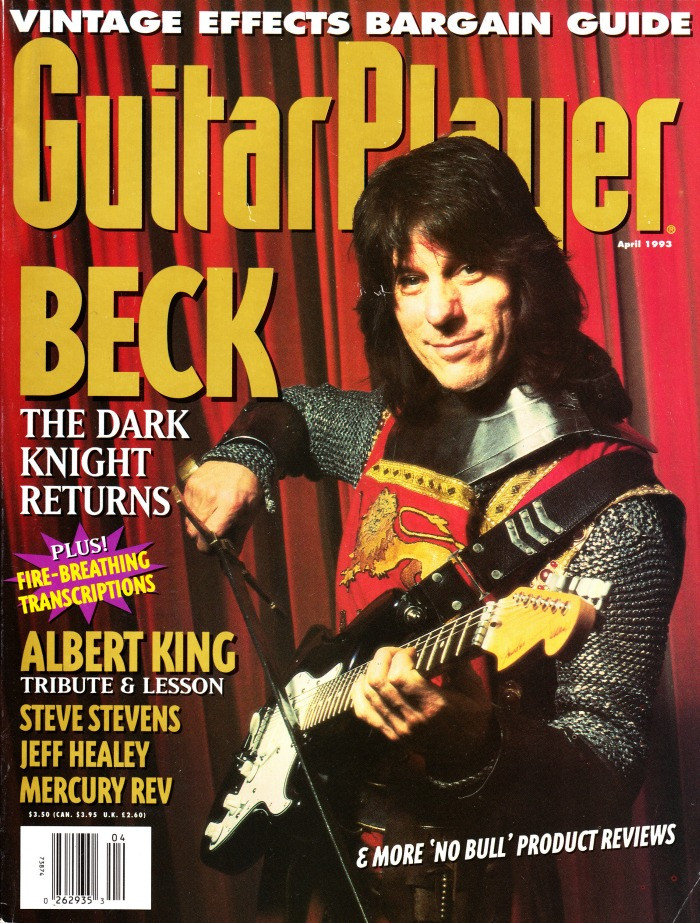 Guitar Player Magazine April 1993 Jeff Beck, Albert King, Steve Stevens, Jeff Healey, Mercury Rev, Vintage Effects (#2)
