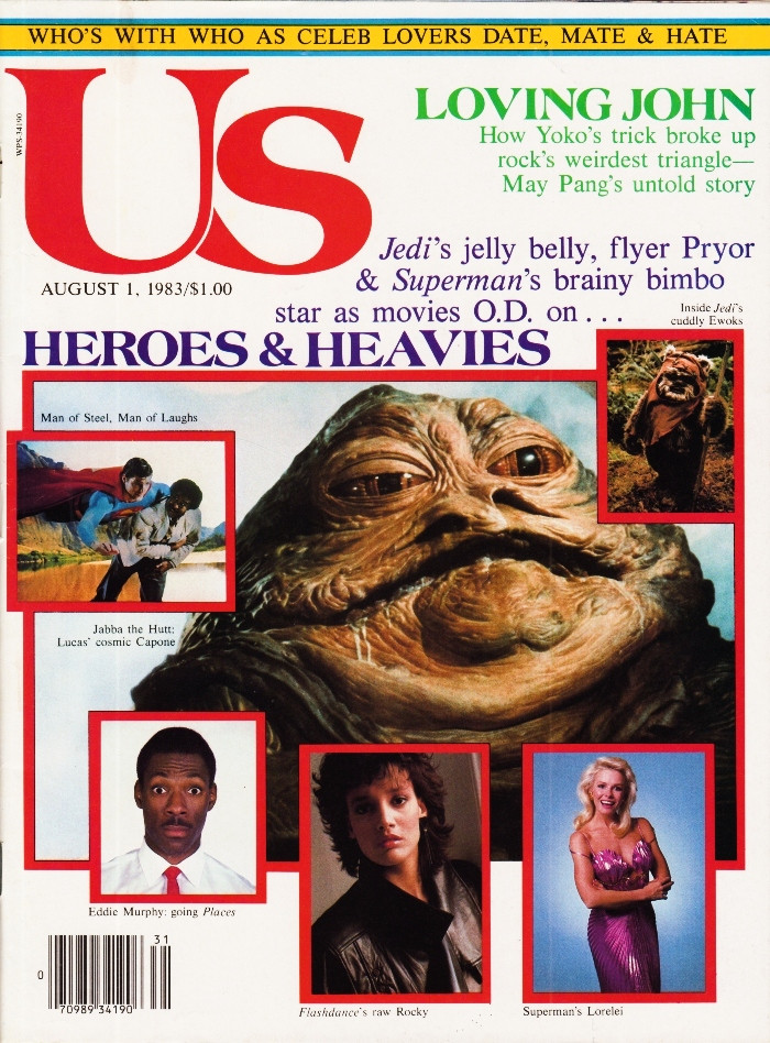 Us Weekly Magazine August 1, 1983 John Lennon & Yoko Ono May Pang, Heroes & Heavies
