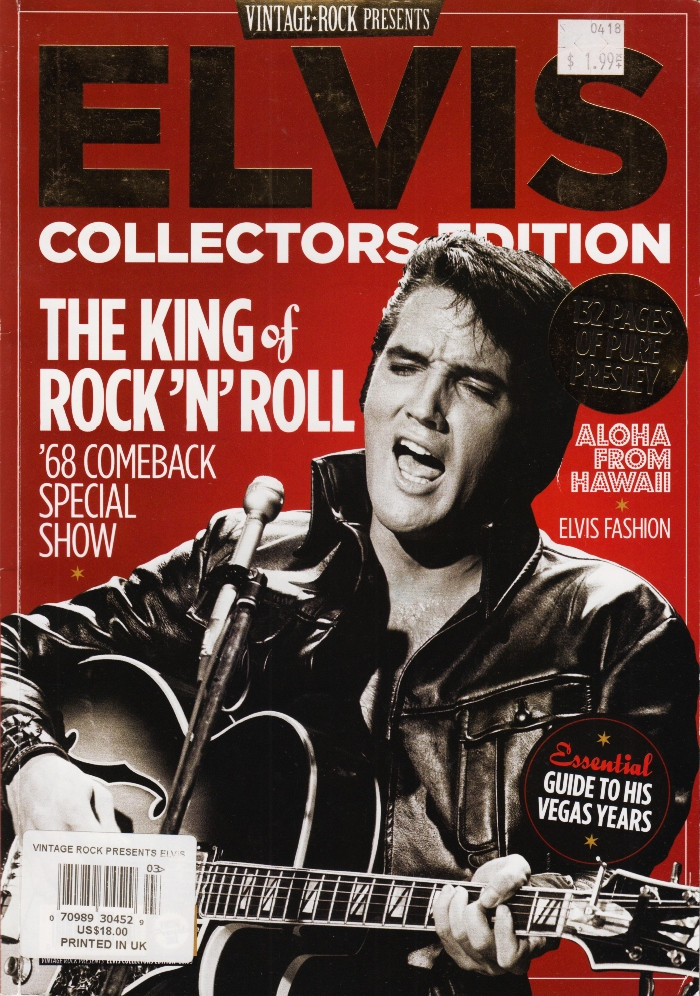 Vintage Rock Presents Elvis Presley Magazine 2006 UK '68 Special Show, Aloha From Hawaii, Elvis Fashion

