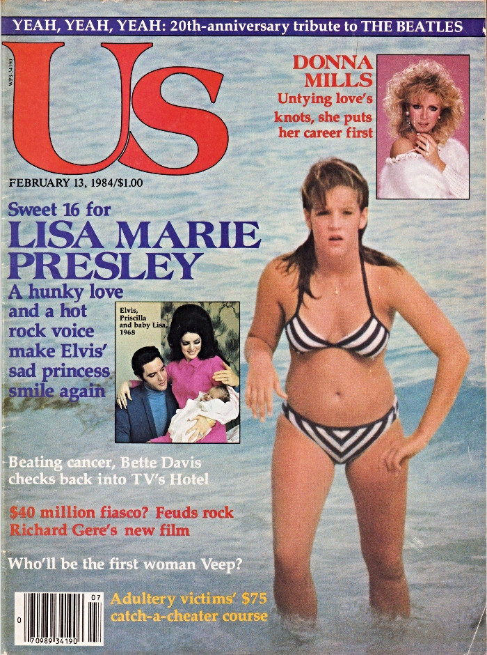 Us Weekly Magazine February 13, 1984 Lisa Marie Presley Elvis, 20th Beatles Anniversary, Donna Mills (#4)
