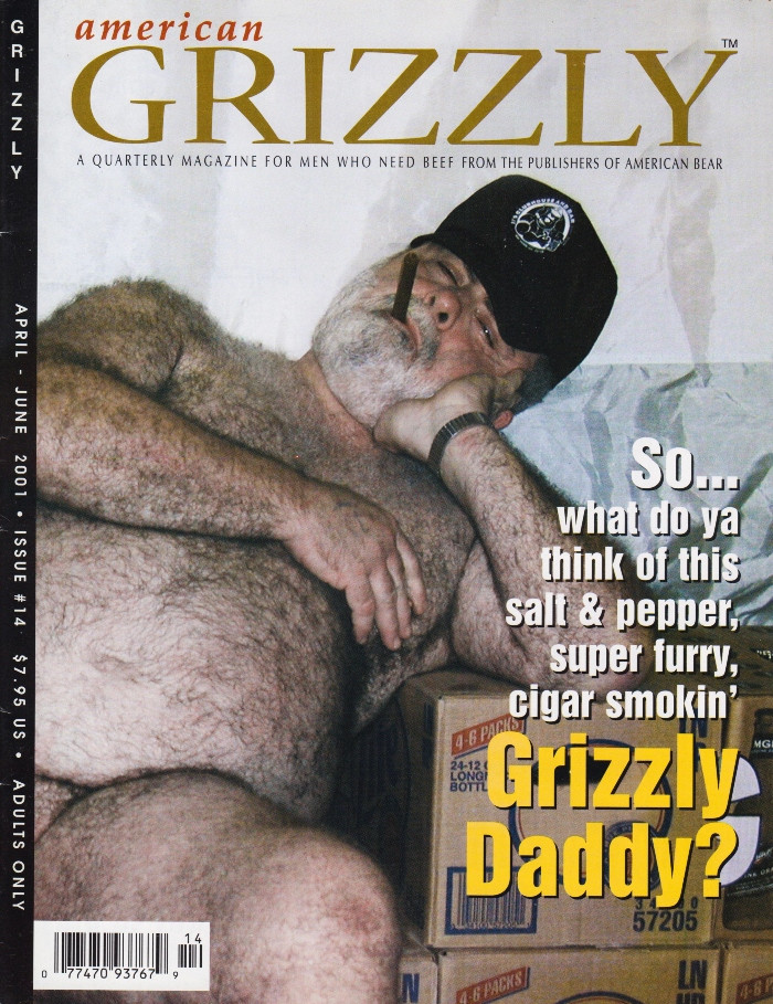 American Bear Grizzly Magazine #6 #14 April May June 2001 Gay, Cover Bear Hunk George Super Furry, Treadbear, Steve, Bill
