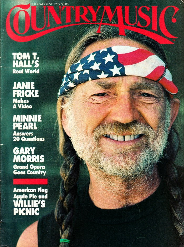 Country Music Magazine July August 1985 Willie Nelson, Tom T. Hall, Janie Fricke, Minnie Pearl, Gary Morris
