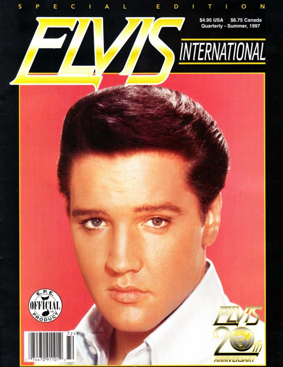 Elvis Presley International Forum Magazine Summer 1997 '72 Madison Square Garden
