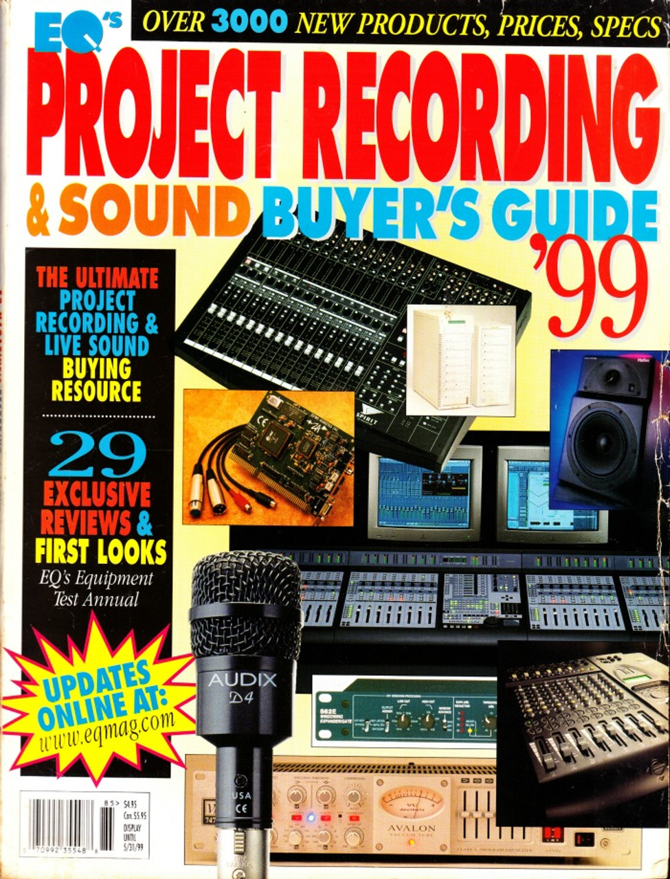 EQ Magazine January 1999 Recording & Sound Buyer's Guide '99, 3000 New Products
