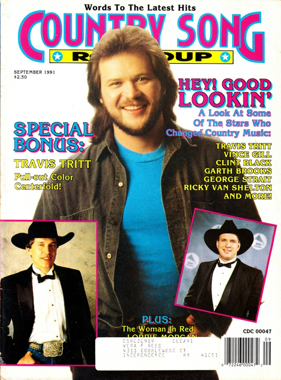 Country Song Roundup Magazine September 1991 Travis Tritt, George Strait, Garth Brooks, Lorrie Morgan
