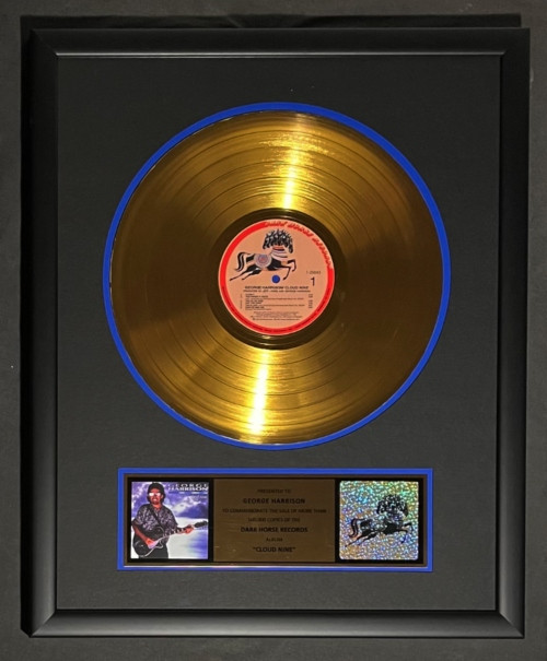 George Harrison Cloud Nine 9 LP Gold Non RIAA Record Award Dark Horse Records
