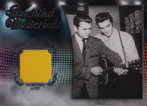 Elvis Presley Press Pass 2012 Trading Card EM-1 Essential Materials Worn Sun Records Jacket (#2)