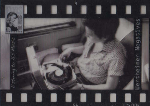 Elvis Presley Press Pass 2007 Trading Card Elvis The Music Wertheimer Negatives WN-4
