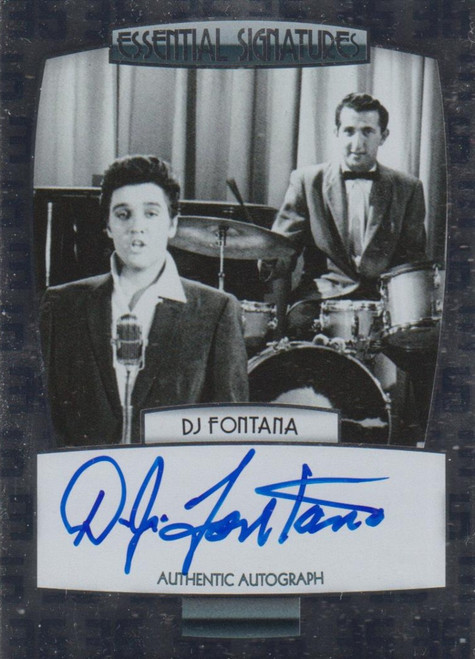 Elvis Presley Press Pass 2012 Trading Card ES-DJ Essential Signature D.J. Fontana
