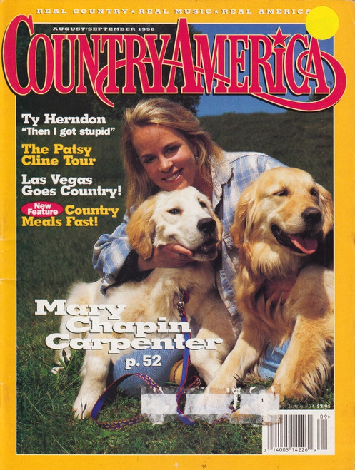 Country America Magazine August September 1996 Mary Chapin Carpenter Cover, Ty Herndon, Patsy Cline Tour (#1)
