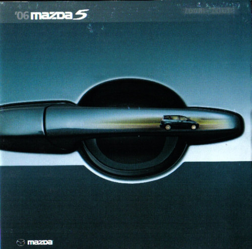 Mazda 5 2006 Full Color Sales Dealership Brochure, 7.5" X 7.5"
