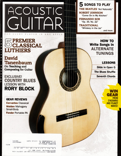 Acoustic Guitar Magazine November 2011 David Tanenbaum, Rory Block, Alternate Tunings 
