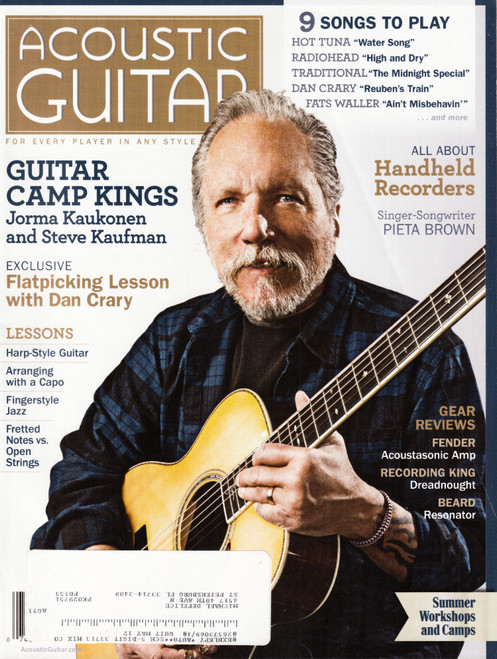 Acoustic Guitar Magazine April 2012 Jorma Kaukonen Steve Kaufman, Dan Crary, Pieta Brown 
