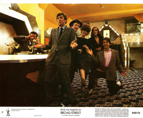 Paul McCartney Give My Regards To Broad Street Movie Promo Lobby Card Photo #8 1984 8" x 10"
