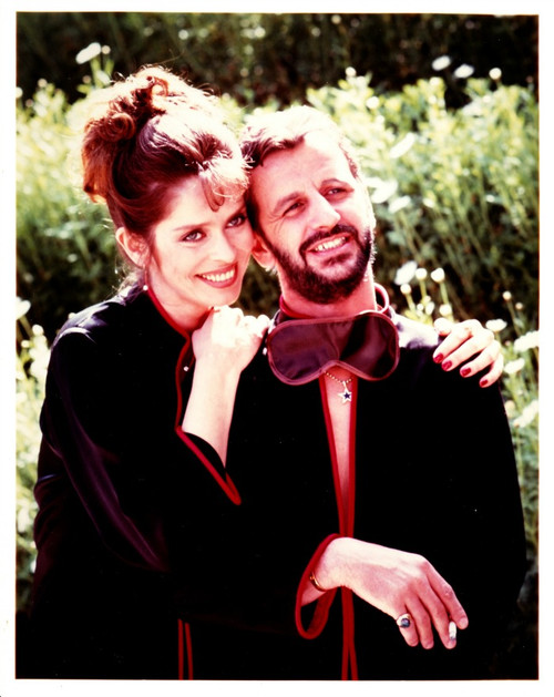 Ringo Starr & Barbara Bach Photo Photograph 8" X 10" Color 1980's
