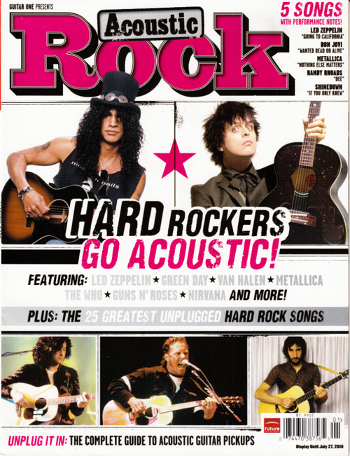 Guitar One Magazine Presents Acoustic Rock 2010 Hard Rock, Led Zeppelin, Green Day, Nirvana 
