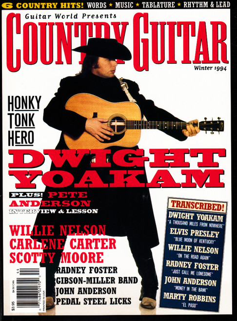 Guitar World Magazine Presents Country Winter 1994 Dwight Yoakam, Scotty Moore, Willie Nelson 
