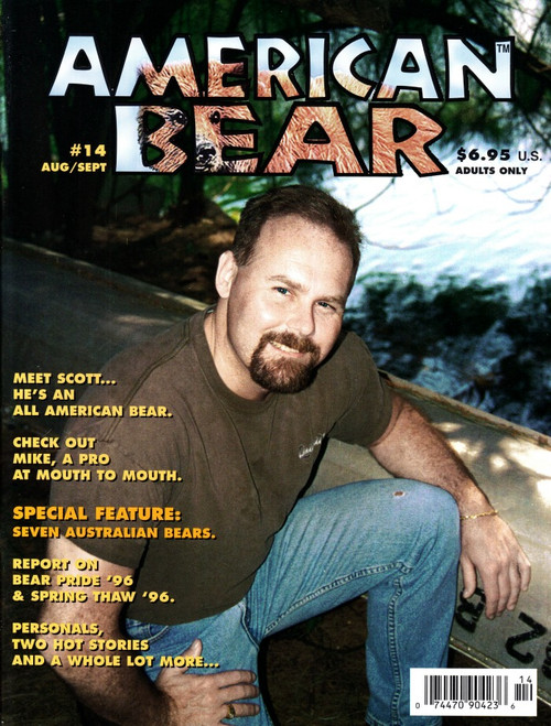 American Bear Magazine Volume 3 #14 August September 1996 Gay, Meet Scott All American, Seven Australian Bears
