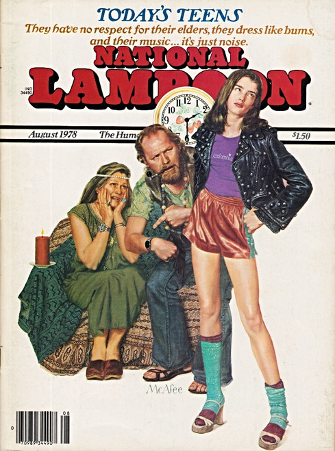 National Lampoon Magazine August 1978 Today's Teens, Animal House Centerfold Poster
