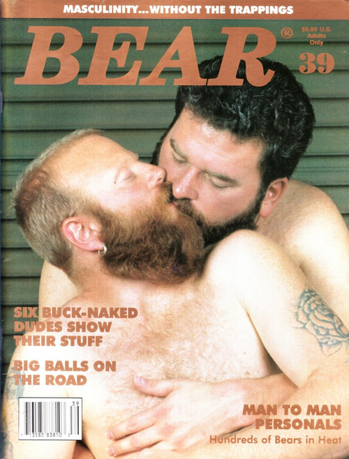 Bear Magazine #39 August 1996 Gay, Six Buck Naked Dudes Show Stuff, Big Balls (#2)

