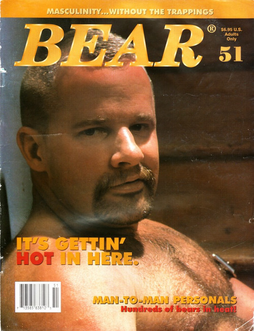 Bear Magazine #51 August 1998 Gay, It's Getting' Hot In Here, Mark, Dungeon
