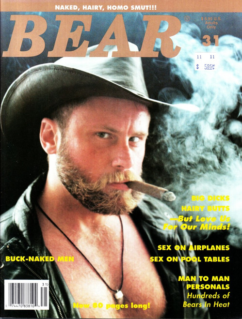 Bear Magazine #31 February 1995 Gay, Big Dicks, Hairy Butts, Pool Tables Sex (#3)
