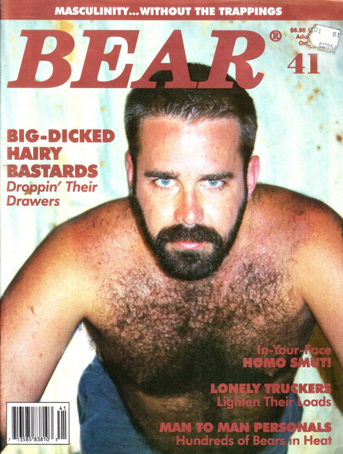 Bear Magazine #41 December 1996 Gay, Big Dicked Hairy Bastards, Homo Smut (#3)
