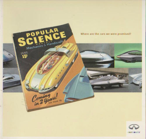 Infiniti 2005 Where Are The Cars We Were Promised? All Models Full Color Sales Dealership Brochure, 9" X 9"
