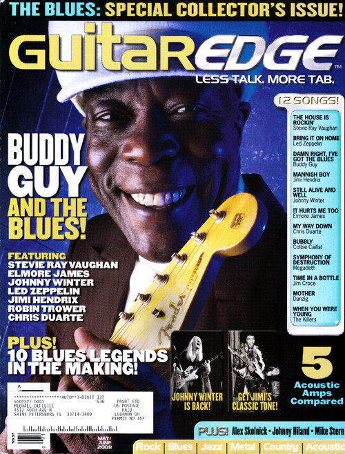 Guitar Edge Magazine May June 2008 Buddy Guy, Special The Blues Collector's Issue, Led Zeppelin, Jimi Hendrix
