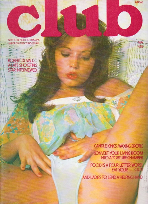 Club Magazine May 1977 UK Covergirl Dee, Candle Kinks: Waxing Erotic, Convert Your Living Room Into A Torture Chamber
