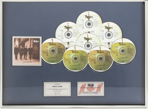 Beatles Live At The BBC CD Canadian Record Award Ringo Starr Personally Owned Julien's Auction
