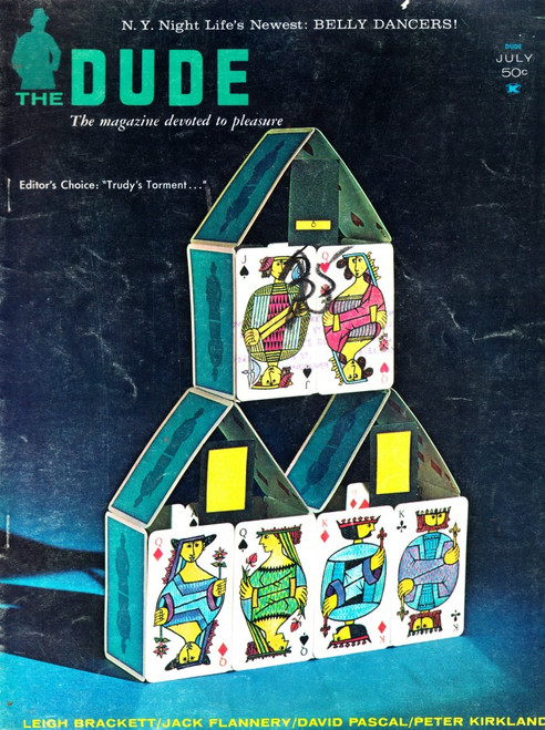 The Dude Magazine July 1961 Belly Dancers, Jan Sibelius, Status Of Virginia, Editor's Choice: Trudy's Torment
