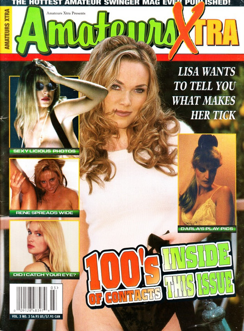Amateurs Xtra Magazine Volume 3 #3 1998 Cali, Crystal, Rene, Lisa, Darla's Play Pics, Swingers, Contacts (#2)
