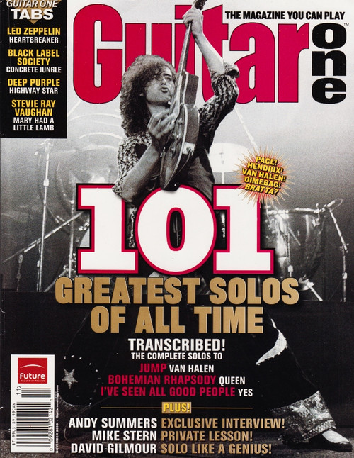 Guitar World Magazine November 2006 101 Greatest Solos, Andy Summers, David Gilmour, Van Halen, Queen, Yes  With CD
