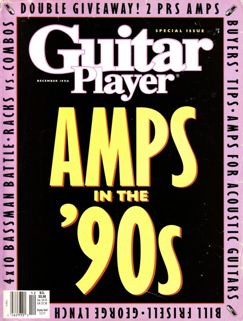 Guitar Player Magazine December 1990 Amps In The '90s, Bill Frisell, George Lynch, Bassman Battle (#1)
