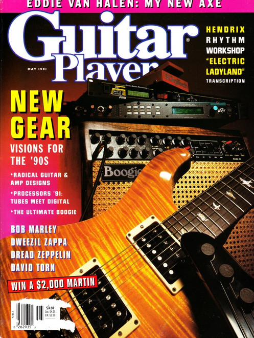 Guitar Player Magazine May 1991 Van Halen, Dweezil Zappa, Jimi Hendrix Electric Ladyland, Bob Marley, Dread Zeppelin (#2)
