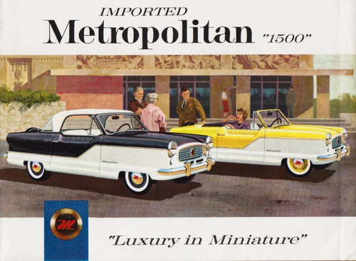 Metropolitan 1500 Imported  Full Size Color Sales Dealership Brochure 8.5" X 11"
