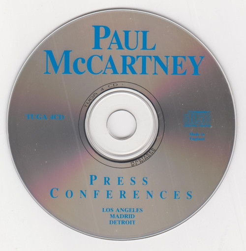 Paul McCartney CD 1990's Tuga 4 Box Set #274 Press Conferences UK With Bonus Photos
(CD)
