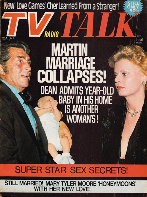 TV Radio Talk Magazine May 1974 Cher, Dean Martin, Mary Tyler Moore, James Brolin, Harvey Korman
